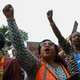 World Refugee Day Protest in New York City.